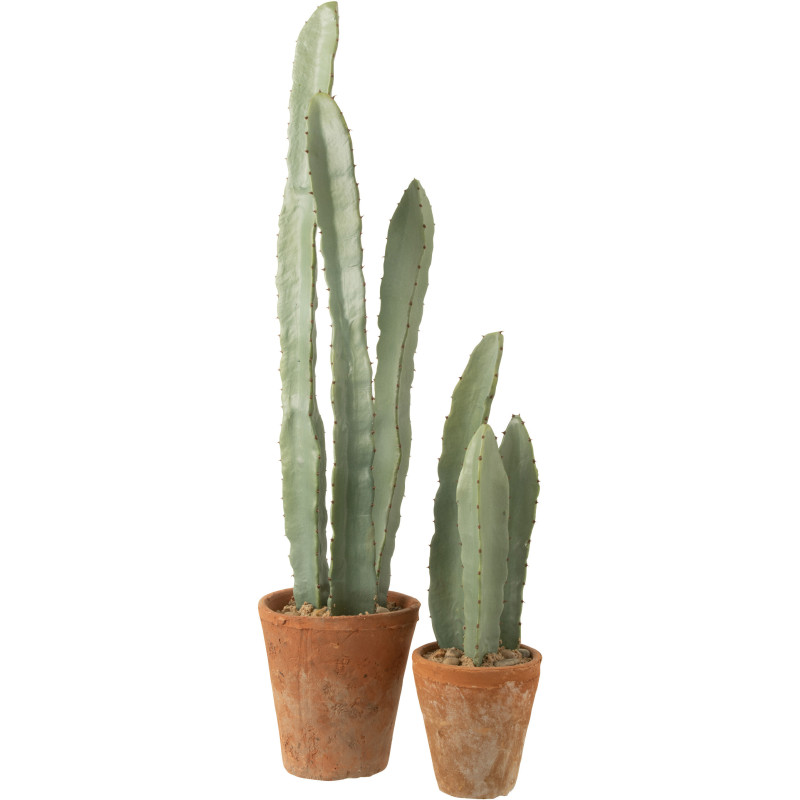 Cactus artificiel XXL réaliste Hauteur 80 cm en Plastique Vert - 3