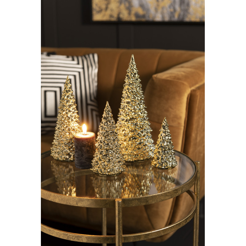 Bougie Led moderne Hauteur 10 cm en Cire Plastique Noir Luzina - 2