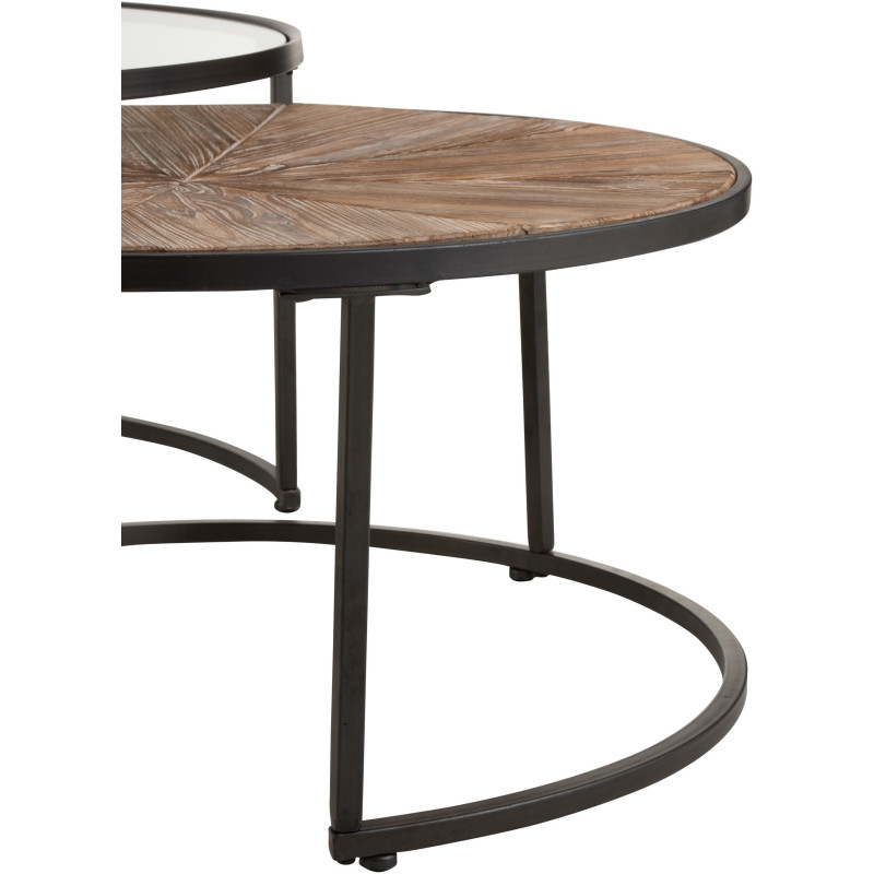 Table Basse moderne Gigogne Originale Ronde J Line - 6