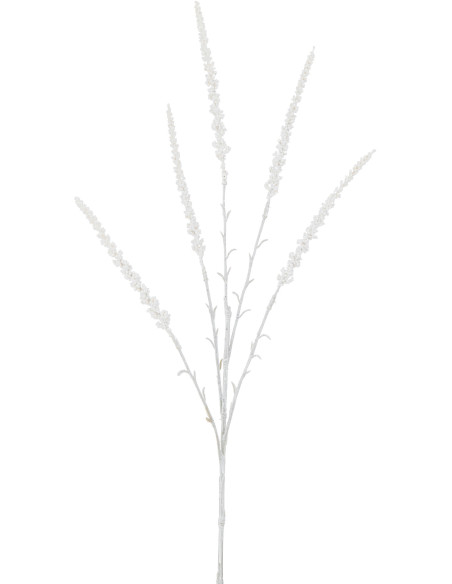 Branche artificielle XL réaliste Astilbe Hauteur 76 cm en Plastique Blanc - 1