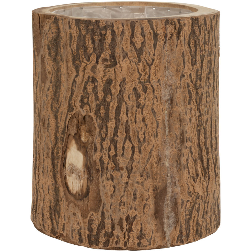 Cache-pot Diamètre 28 cm Berk en Bois de paulownia Naturel - 1