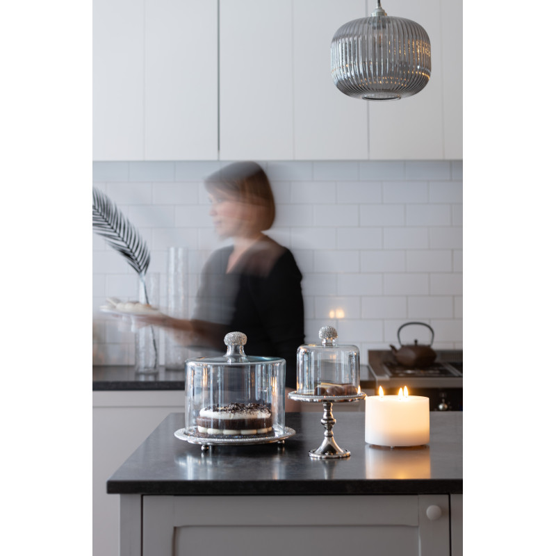 Bougie Led 3 flammes Hauteur 10 cm en Cire Plastique Blanc Luzina - 2