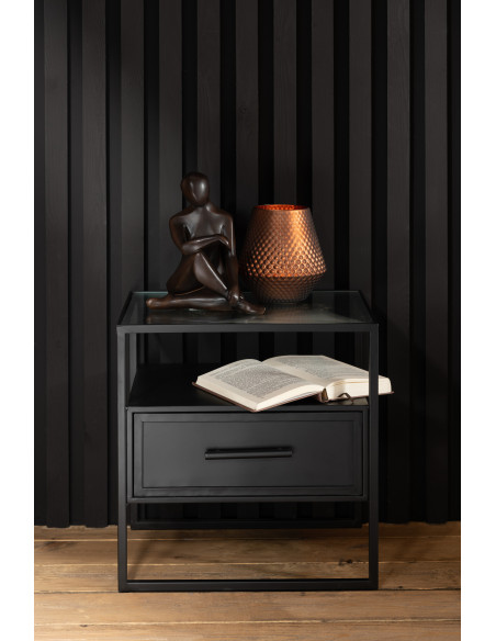 Photophore moderne conique XXL Diamètre 24 cm en Verre Cuivré Cari (Lot de 2) - 2