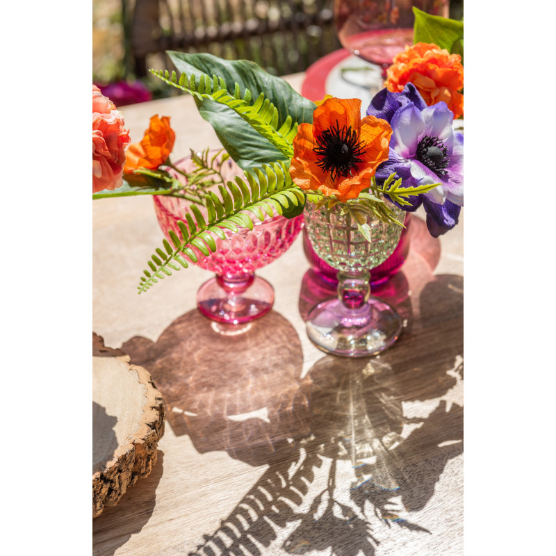 Fleur artificielle réaliste Coquelicot Hauteur 33 cm en Plastique Orange Vert - 2