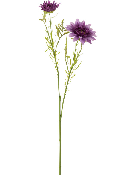 Fleur artificielle XL réaliste Pâquerette Hauteur 55 cm en Plastique Mauve foncé Vert - 1