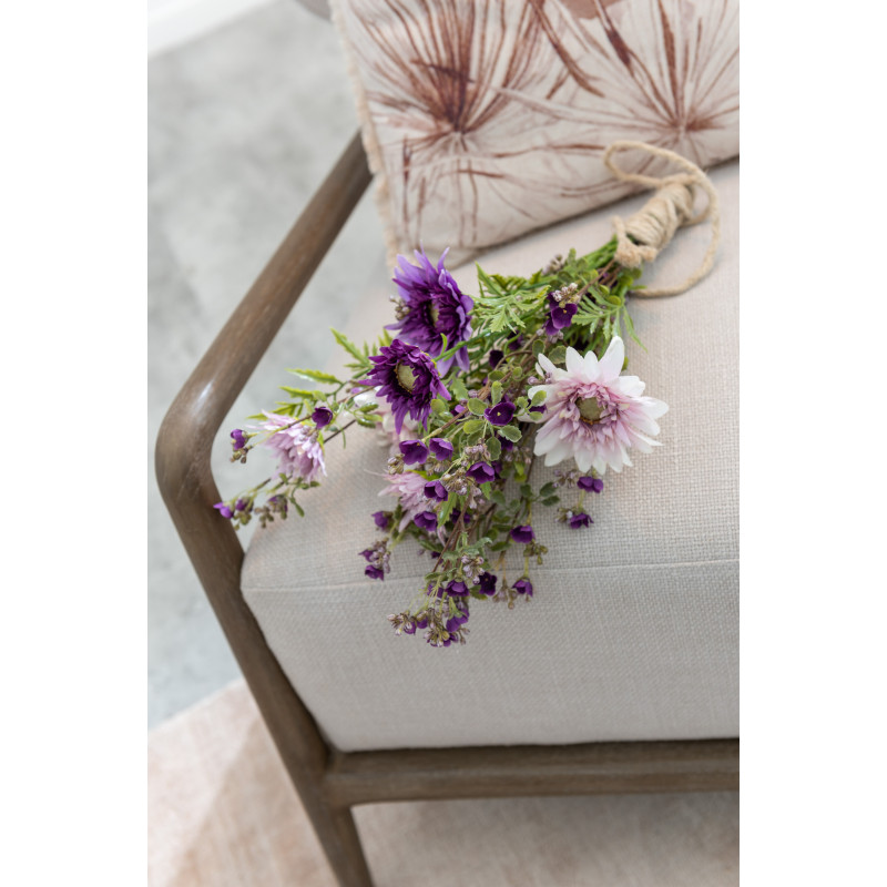 Fleur artificielle XL réaliste Pâquerette Hauteur 55 cm en Plastique Mauve foncé Vert - 2