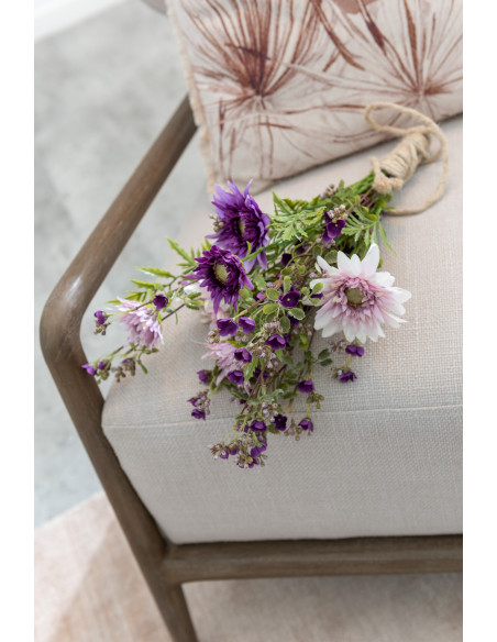 Fleur artificielle XL réaliste Pâquerette Hauteur 55 cm en Plastique Mauve foncé Vert - 2