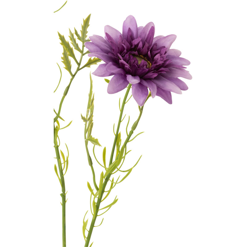 Fleur artificielle XL réaliste Pâquerette Hauteur 55 cm en Plastique Mauve foncé Vert - 3