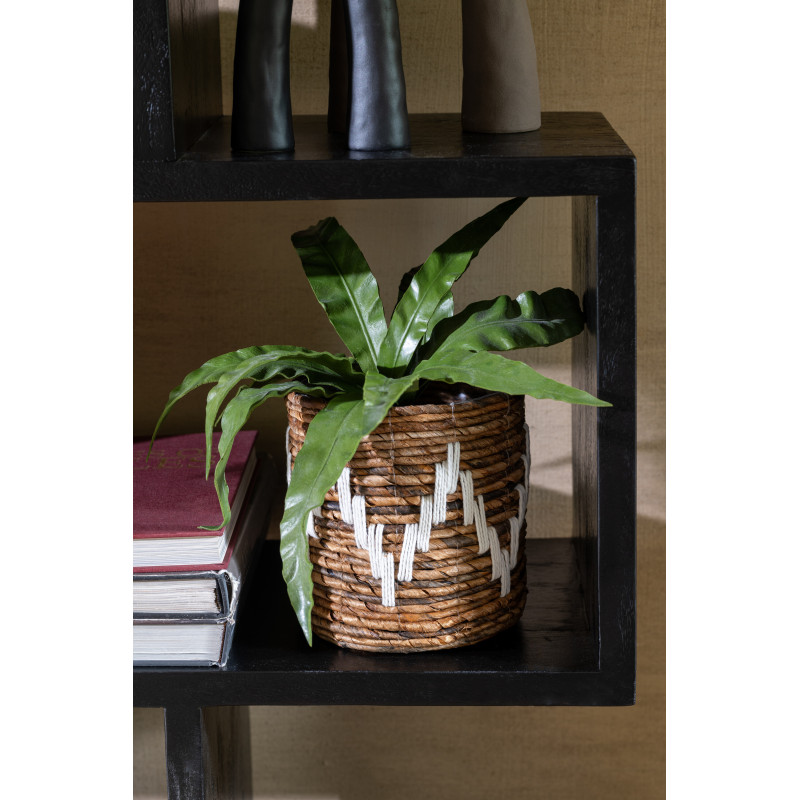 Plante artificielle Langue de belle-mère Hauteur 35 cm en Plastique Vert Halina - 4