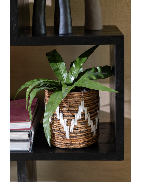 Plante artificielle Langue de belle-mère Hauteur 35 cm en Plastique Vert Halina - 4