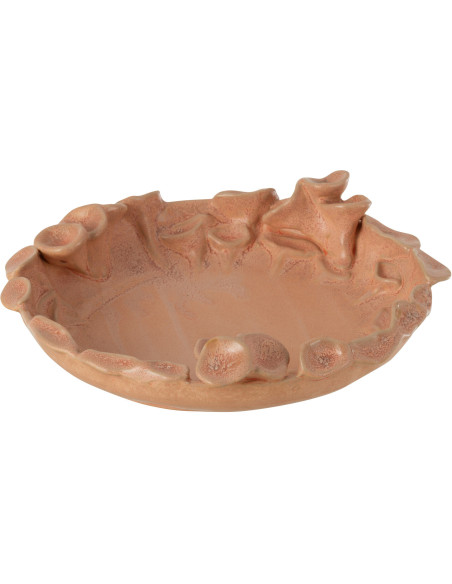 Vide poche original 21 cm en Céramique Rose saumon Ibiza - 1