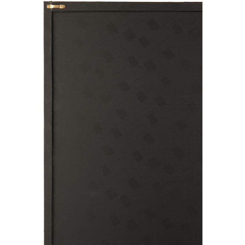 Toile murale originale Zèbre 120x90 en Bois Cuir véritable Noir Blanc Malira - 2