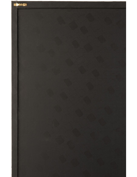 Toile murale originale Zèbre 120x90 en Bois Cuir véritable Noir Blanc Malira - 2