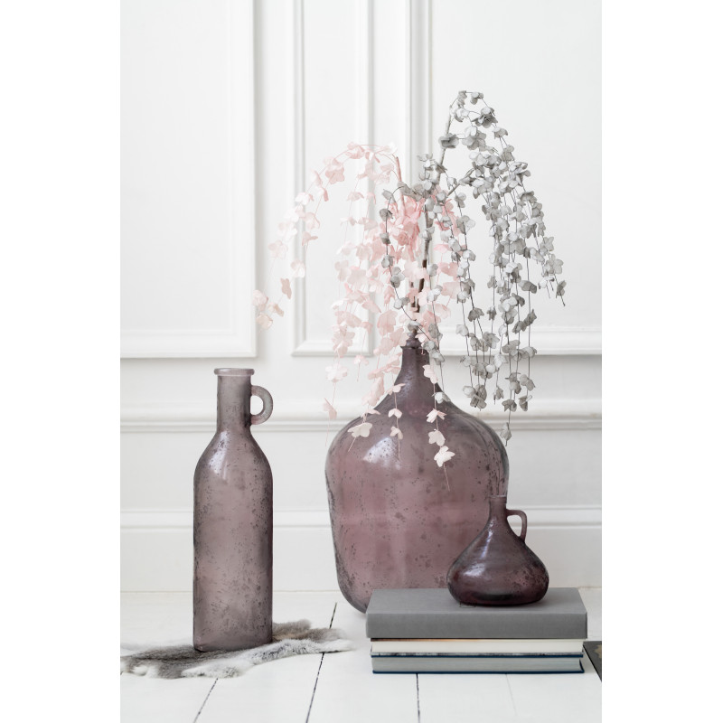 Peau de lapin décorative 45x34 en Fourrure Gris Olvira - 2