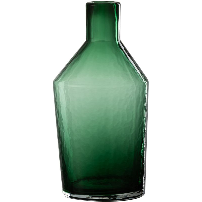 Vase Bouteille Miliana Hauteur 30 cm en Verre Vert - 1