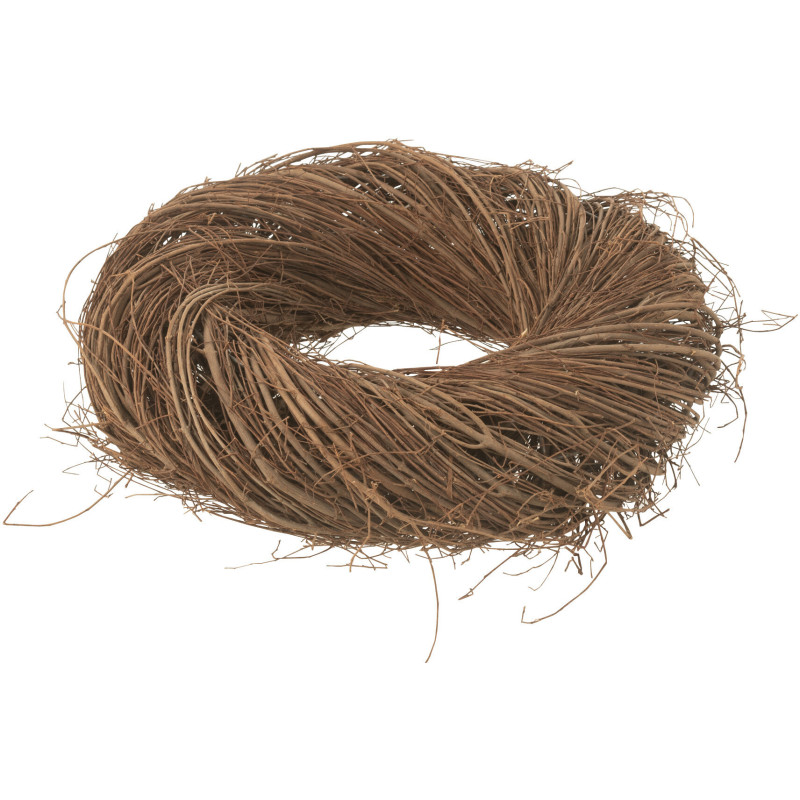 Couronne décorative Brindilles 40 cm en Bois de saule Naturel Jekar - 1