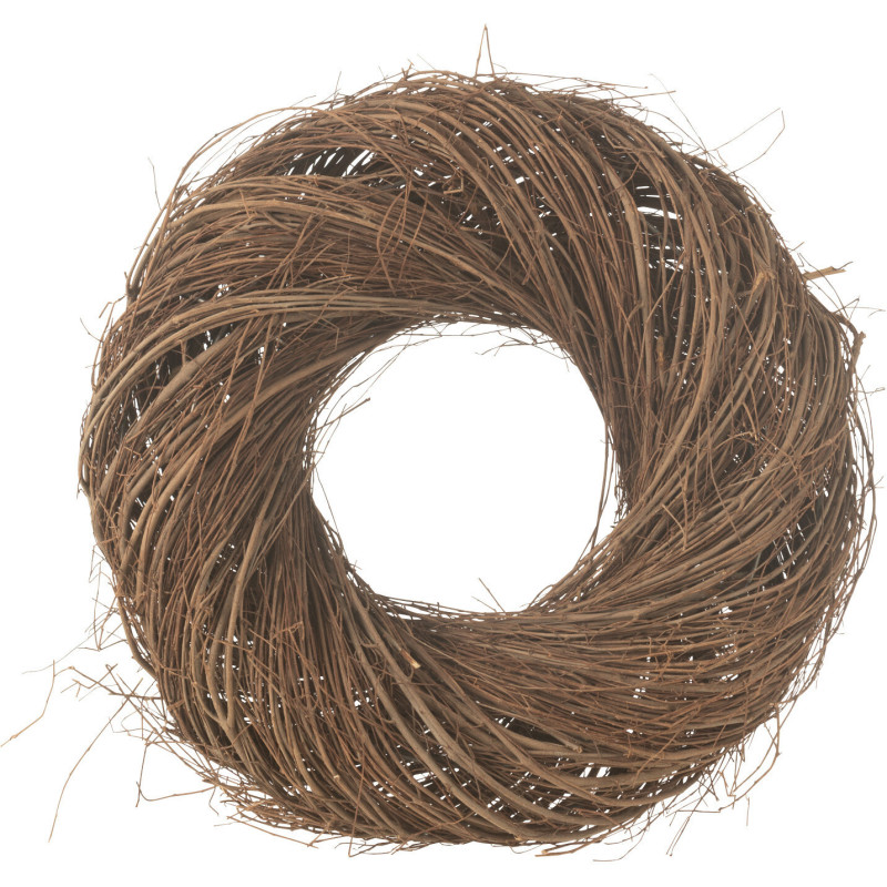 Couronne décorative Brindilles 40 cm en Bois de saule Naturel Jekar - 2