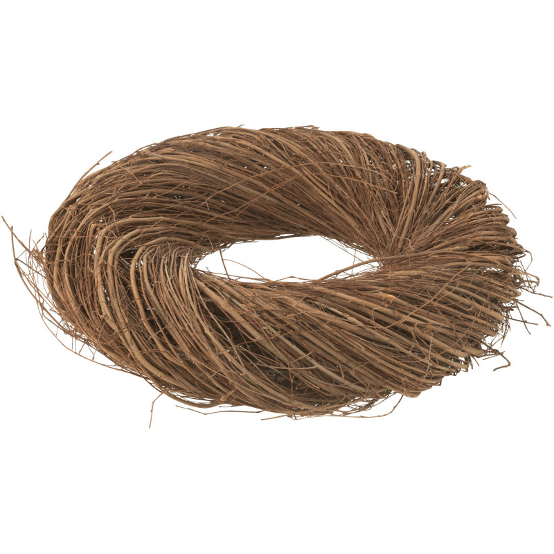 Couronne décorative Brindilles 50 cm en Bois de saule Naturel Jekar - 1