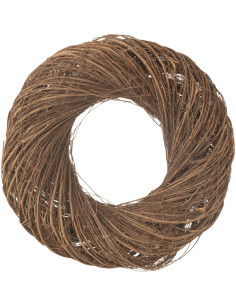 Couronne décorative Brindilles 50 cm en Bois de saule Naturel Jekar - 2