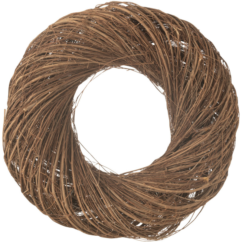Couronne décorative Brindilles 50 cm en Bois de saule Naturel Jekar - 2