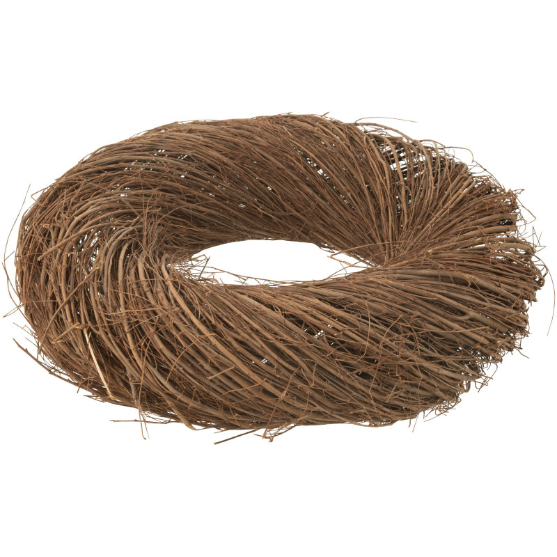 Couronne décorative Brindilles 60 cm en Bois de saule Naturel Jekar - 1
