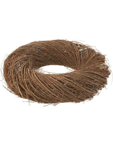 Couronne décorative Brindilles 60 cm en Bois de saule Naturel Jekar - 1
