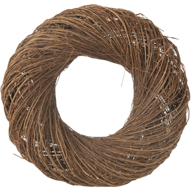 Couronne décorative Brindilles 60 cm en Bois de saule Naturel Jekar - 2