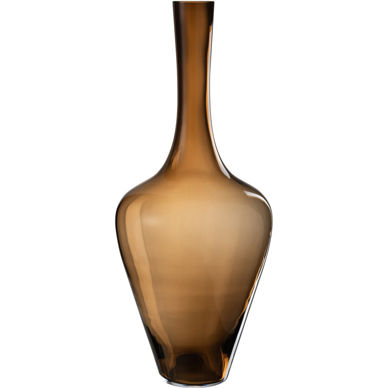 Vase Amphore XXL Joni Hauteur 70 cm en Verre Ambre - 1