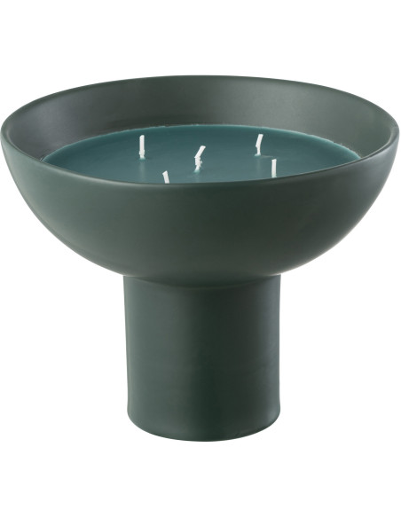 Bougie parfumée avec photophore original Senteur Boisée Cedar breeze 12H Cup J-Line - 1