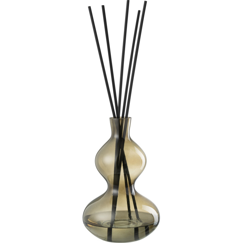 Diffuseur de parfum Vase XL bâtonnets Senteur Boisée Olive & Frank Incense 1 Litre Bloom & Wood - 1