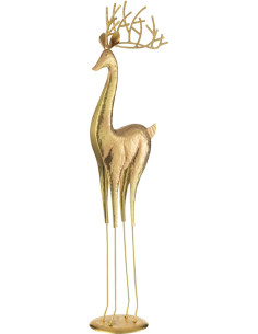 Statue déco design Rennes XL Hauteur 71 cm en Métal Doré Aeyar - 1