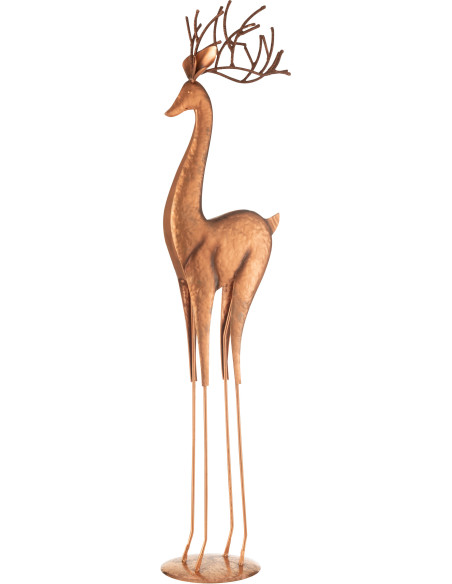 Statue déco design Rennes XXL Hauteur 92 cm en Métal Cuivré Aeyar - 1