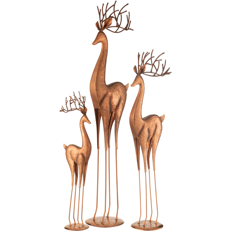 Statue déco design Rennes XXL Hauteur 92 cm en Métal Cuivré Aeyar - 2