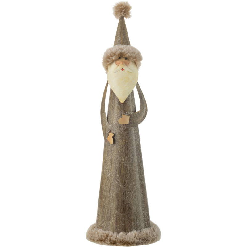 Père Noël moderne Hauteur 36 cm en Métal Gris Xirel - 1