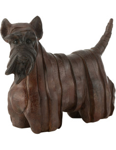 Statuette déco Chien Terrier écossais 39 cm en Résine Marron Scottio - 1