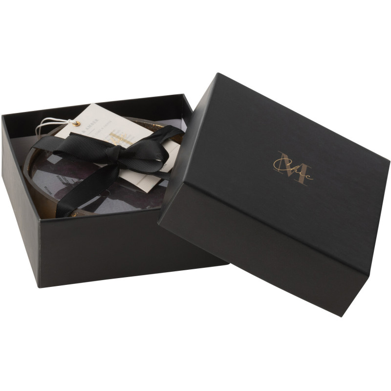 Bougie parfumée luxe Senteur boisée Oud & Ambre 15 heures M-Chic - 3