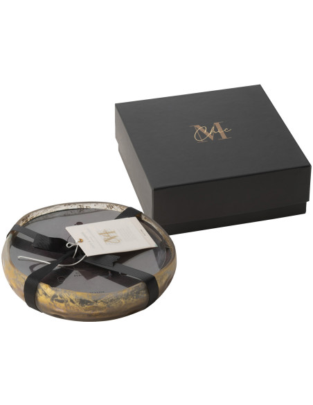 Bougie parfumée luxe Senteur boisée Oud & Ambre 20 heures M-Chic - 1