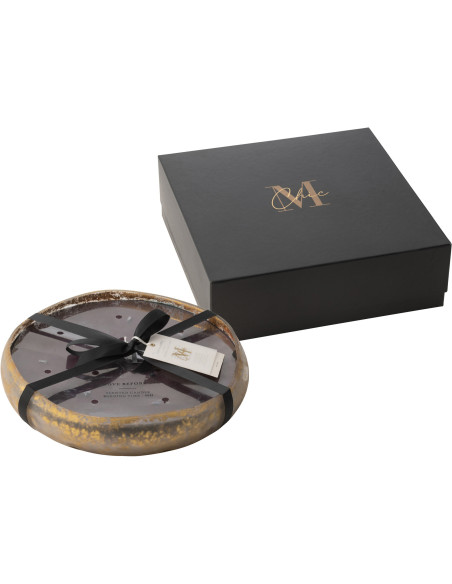 Bougie parfumée luxe XL Senteur boisée Oud & Ambre 40 heures M-Chic - 1
