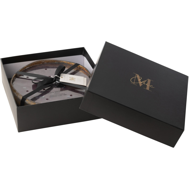 Bougie parfumée luxe XL Senteur boisée Oud & Ambre 40 heures M-Chic - 2