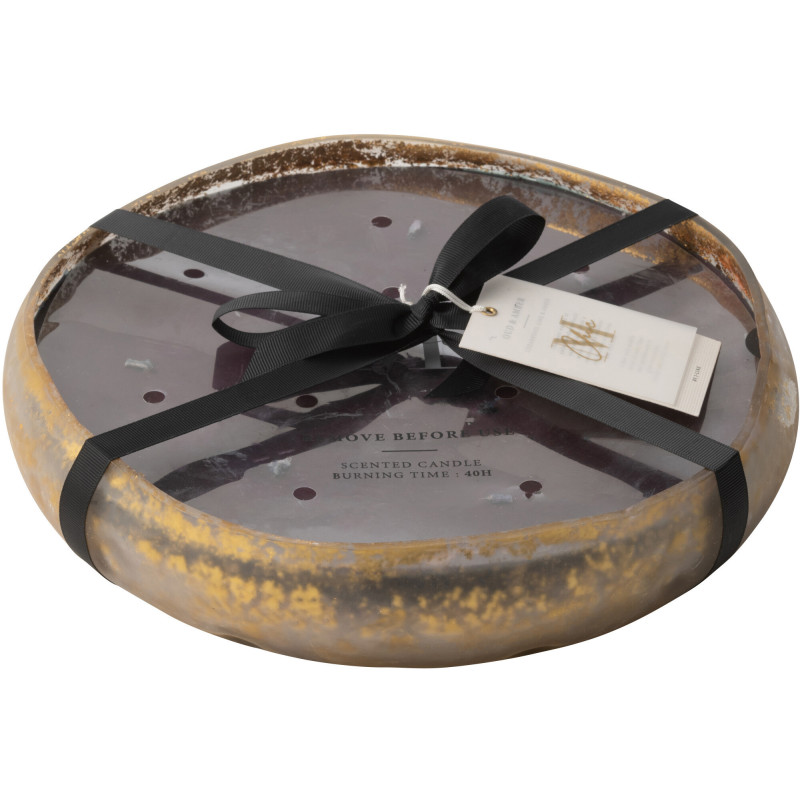 Bougie parfumée luxe XL Senteur boisée Oud & Ambre 40 heures M-Chic - 3