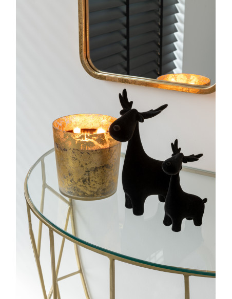 Bougie parfumée luxe XL Senteur boisée Oud & Ambre 80 heures M-Chic - 2