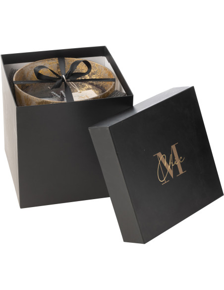 Bougie parfumée luxe XXL Senteur boisée Oud & Ambre 80 heures M-Chic - 2