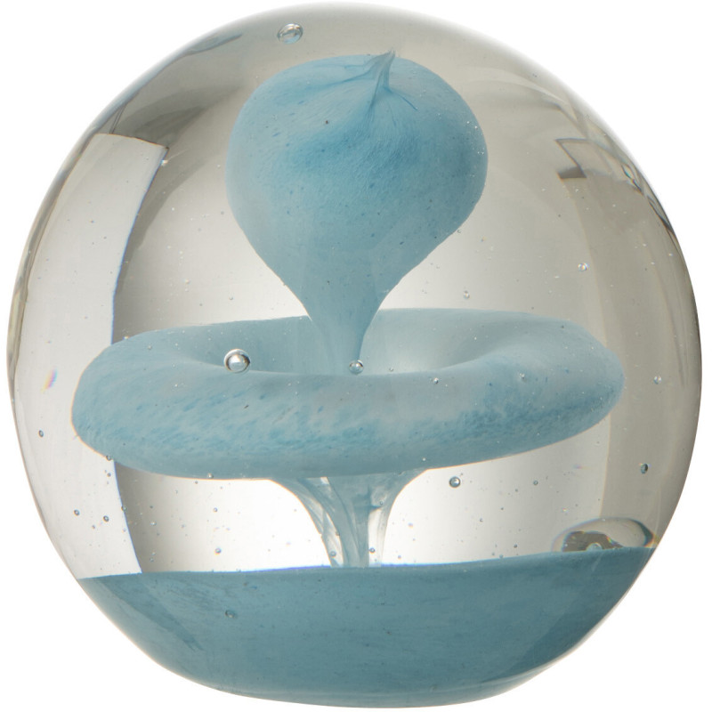 Sulfure Ronde Bulle Rondo en Verre Bleu clair 8 cm - 1