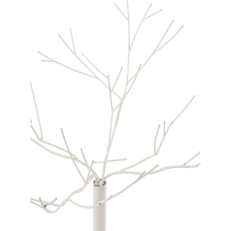 Arbre décoratif original Branches nues Hauteur 75 cm en Métal Blanc Calyra - 3