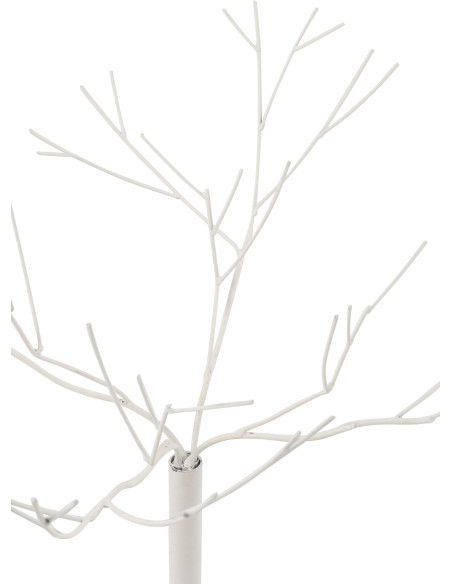 Arbre décoratif original Branches nues Hauteur 75 cm en Métal Blanc Calyra - 3