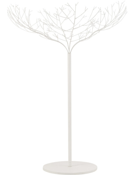Arbre décoratif original XL Branches nues Hauteur 180 cm en Métal Blanc Calyra - 1