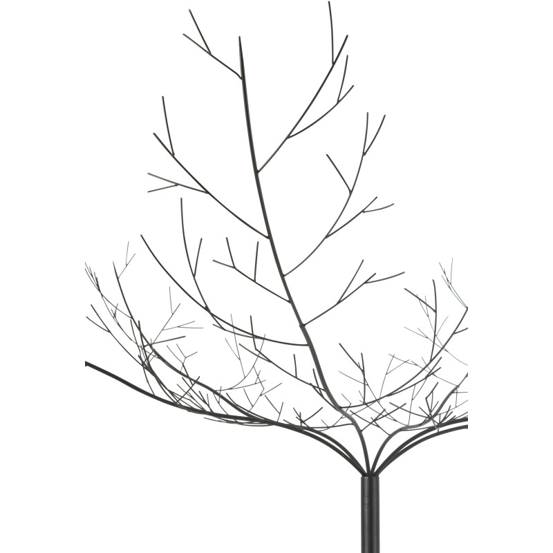 Arbre décoratif original XXL Branches nues Hauteur 250 cm en Métal Noir Calyra - 3