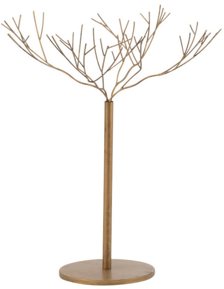 Arbre décoratif original Branches nues Hauteur 75 cm en Métal Doré Calyra - 1
