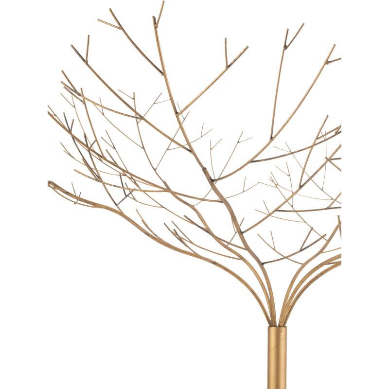 Arbre décoratif original XL Branches nues Hauteur 180 cm en Métal Doré Calyra - 3
