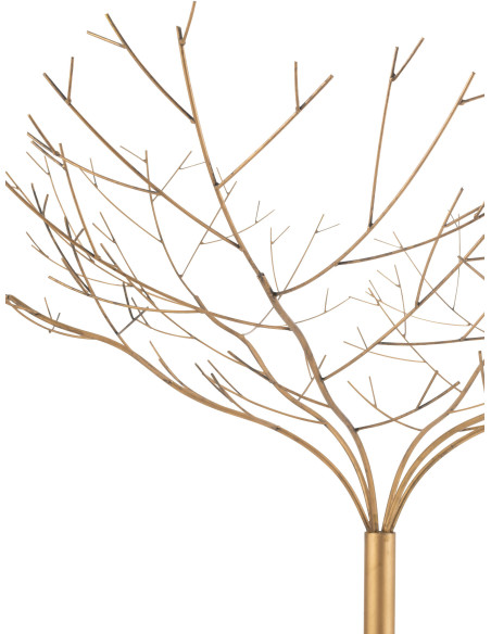 Arbre décoratif original XL Branches nues Hauteur 180 cm en Métal Doré Calyra - 3